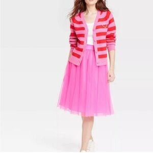 a new day Pink A-Line Tulle Skirt Medium - what a dream!